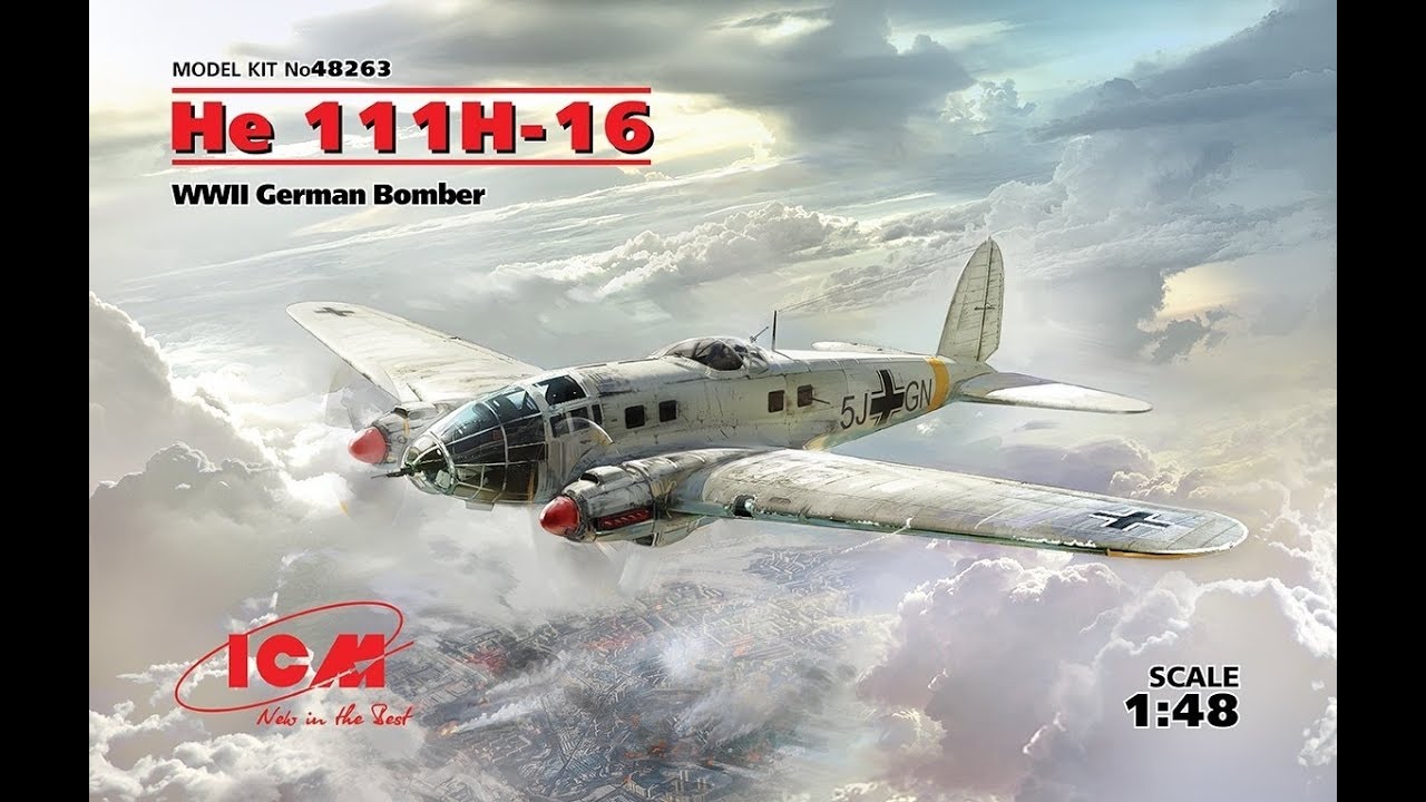 He 111H-16, Германский бомбардировщик арт.48263 