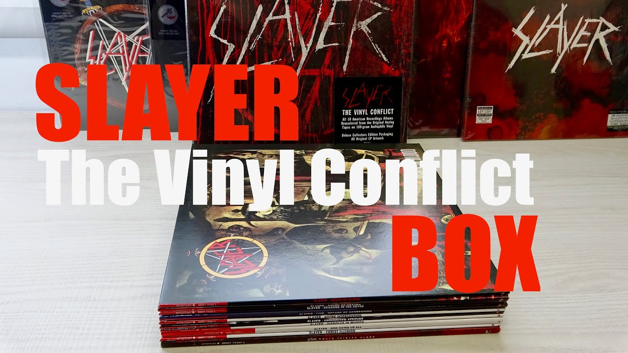 Slayer - (4K) The Vinyl Conflict Unboxing en castellano español 2010 by Jordymuro