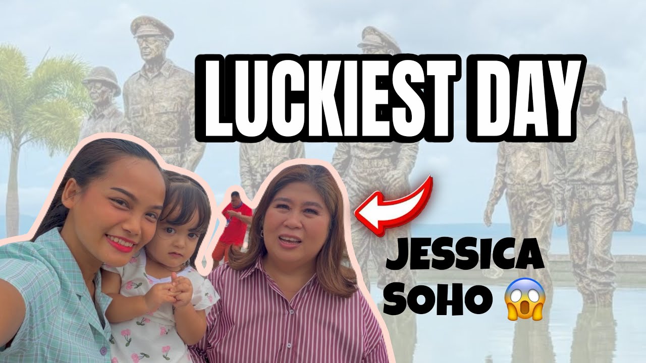 Jessica Soho Spotted in Palo Leyte | Mommy Vlog at MacArthur Landing Memorial Park @kmjsssss  