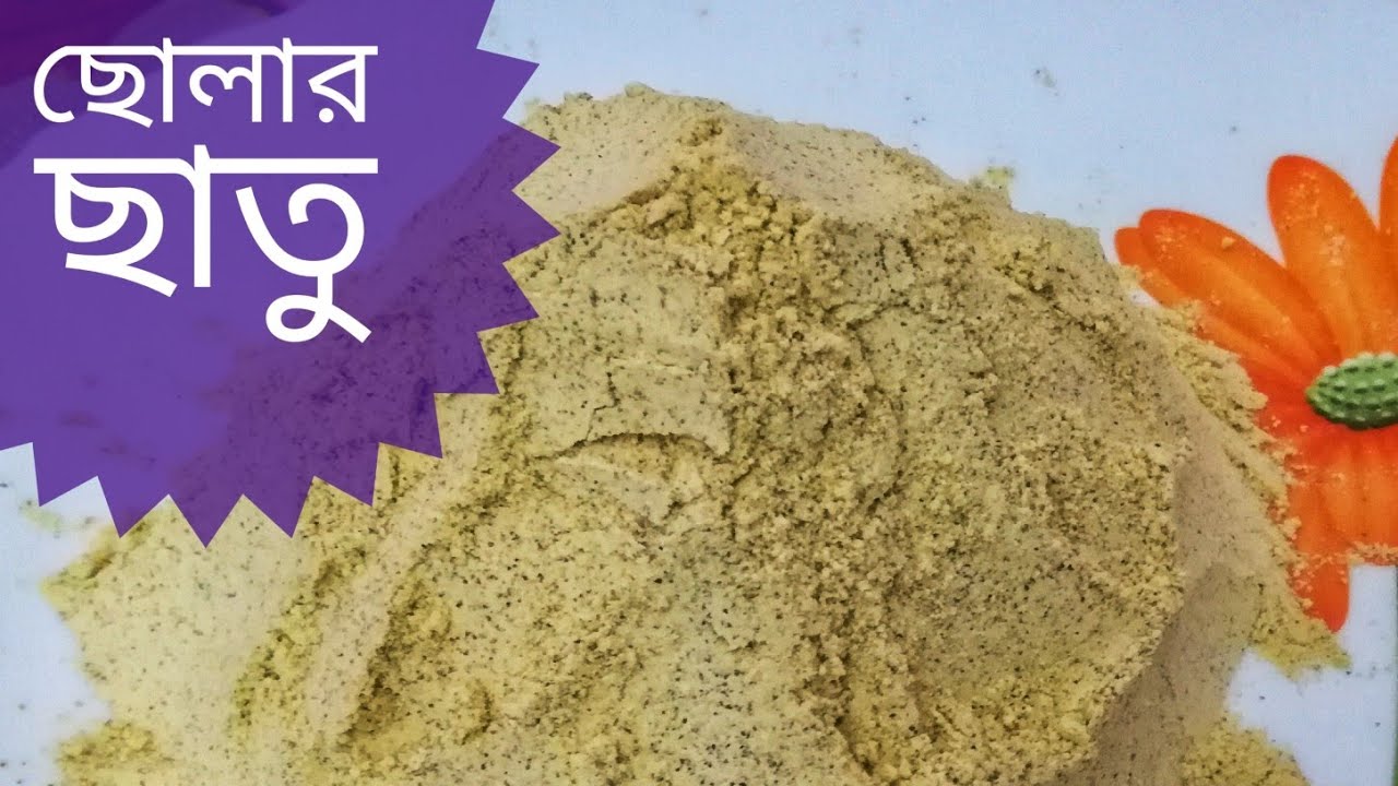 বাড়িতে খাঁটি ছোলার ছাতু কি ভাবে বানাবেন? ।। how to make sattu at home // chana satto // cholar chatu