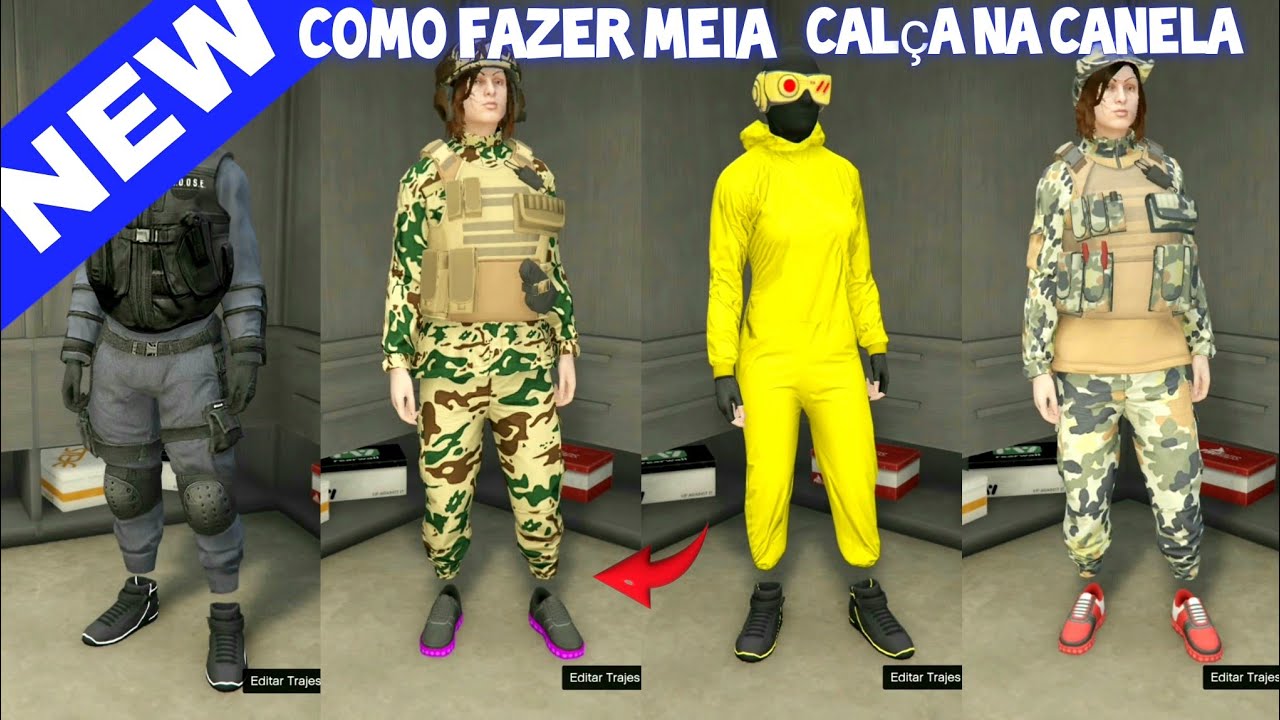 *new* glitch como fazer sua própria  meia calça na canela no gta5 online 1.72 (FÁCIL E RÁPIDO)