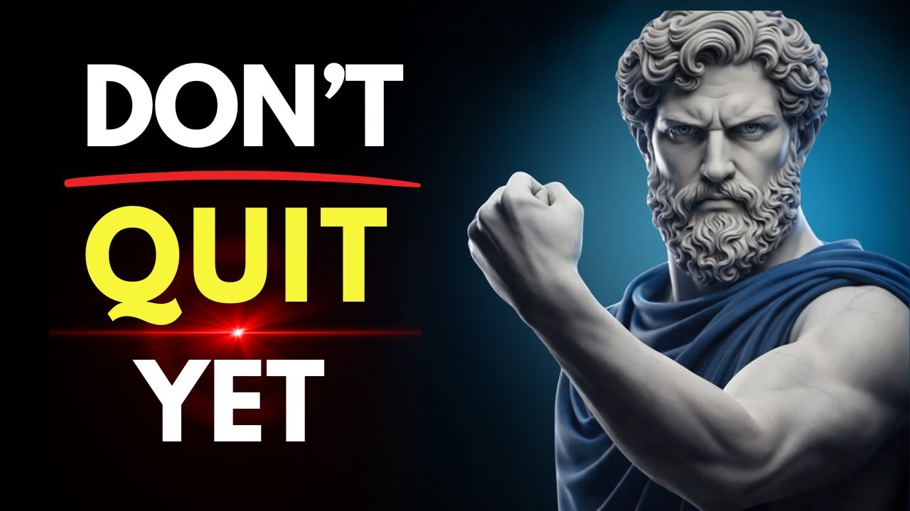 MOST People Quit Here: 3 Brutal Signs You’re Near a Breakthrough | Stoic Philosophy