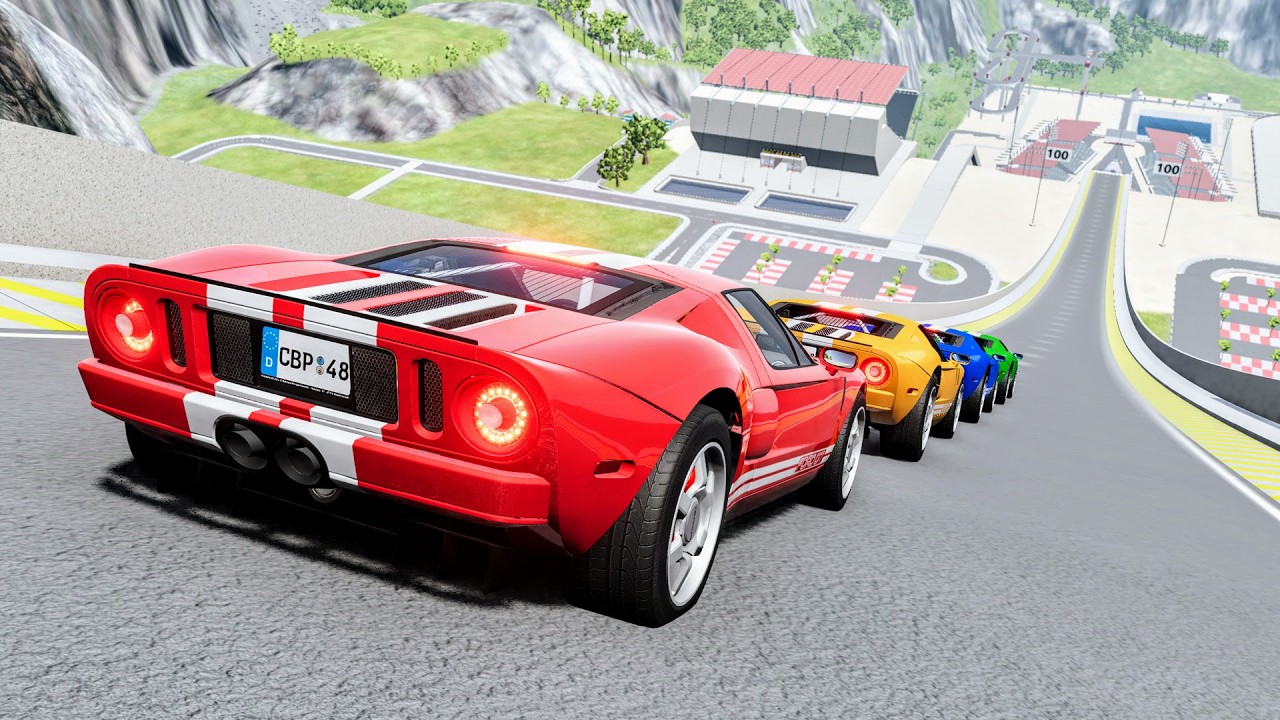 Epic High Speed Car Jumps 