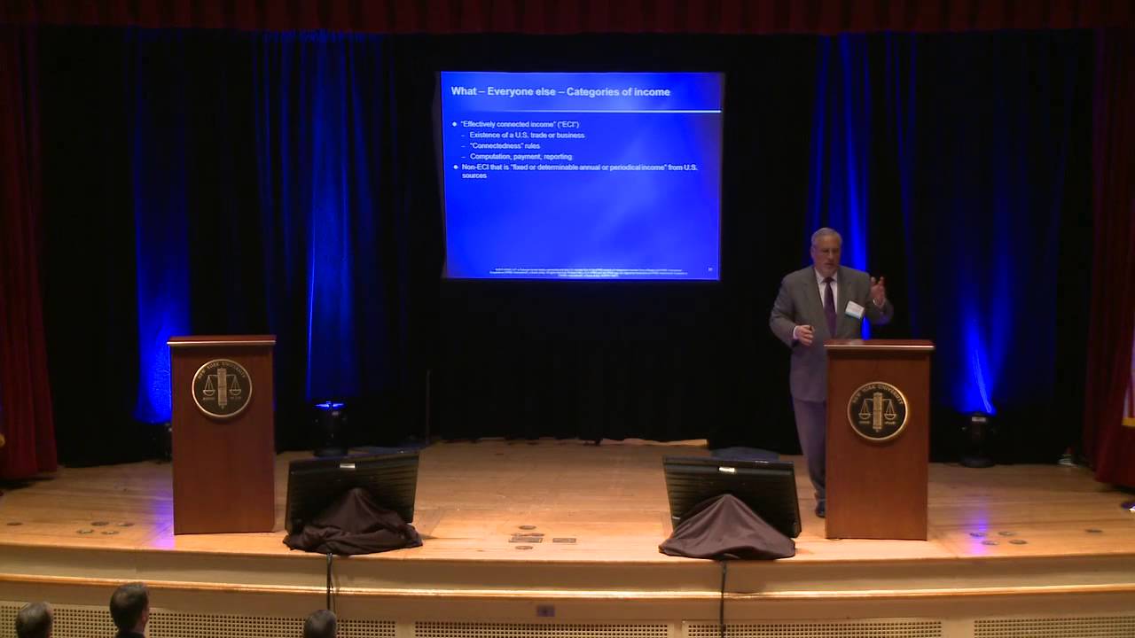 2013 NYU/KPMG Tax Lecture Series - 1