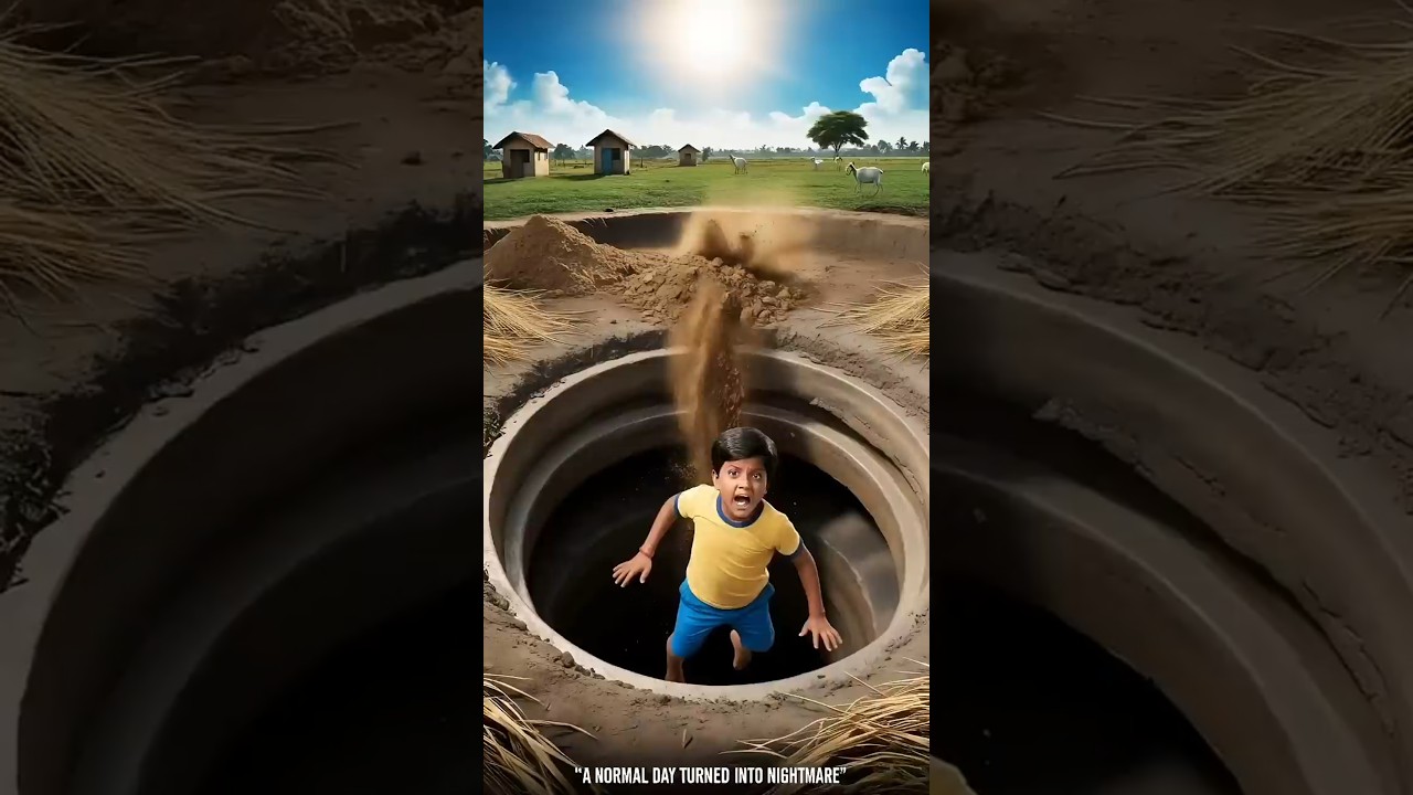 SHOCKING FALL into the Borewell! | Shorts Part 1