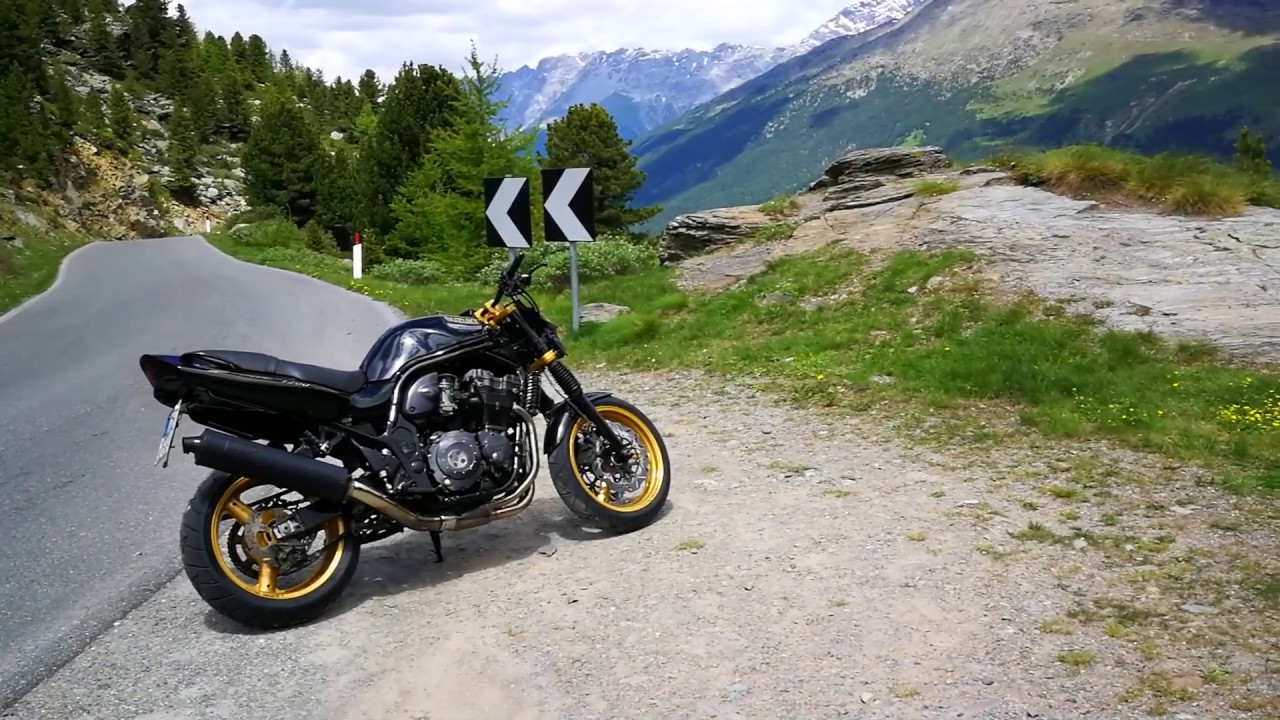Suzuki Bandit 1200 @ GAVIA PASS 2018 (Passo Gavia , Italy )--no traffic, pure sound--