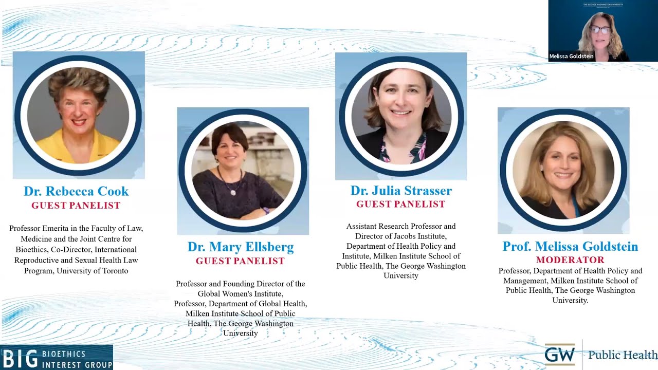 Ethics and Sexual Reproductive Health | Bioethics Interest Group (BIG) Webinar