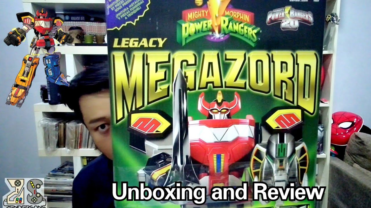 The Zendersons Show - Legacy Dino Megazord (1st edition) Unboxing and review