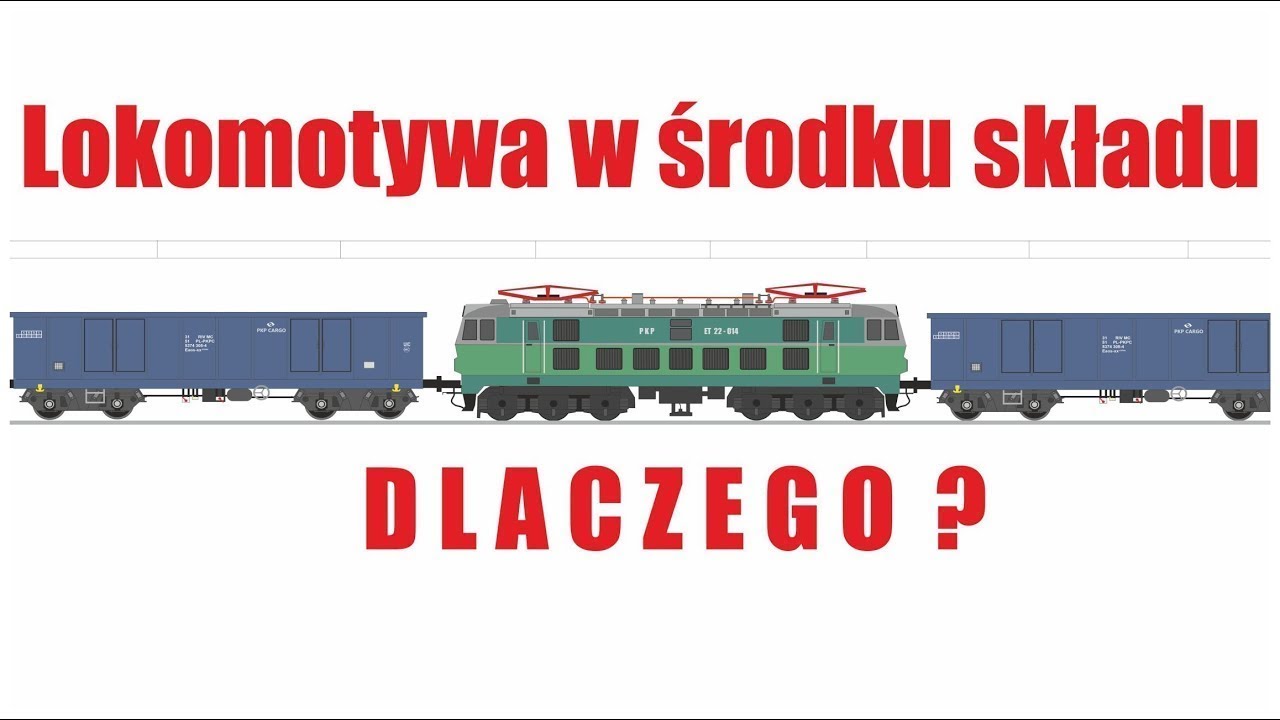 Parę słów o… ODCINEK 164 – LOKOMOTYWA W ŚRODKU POCIĄGU? DLACZEGO? #kolej