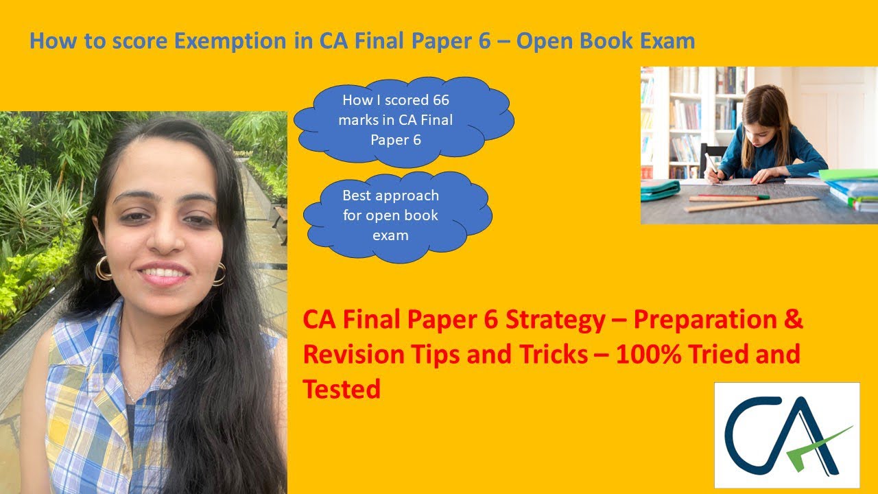 CA Final Open Book Paper strategy to clear in 1st attempt |Tips and tricks for 60+ in Open Book Exam