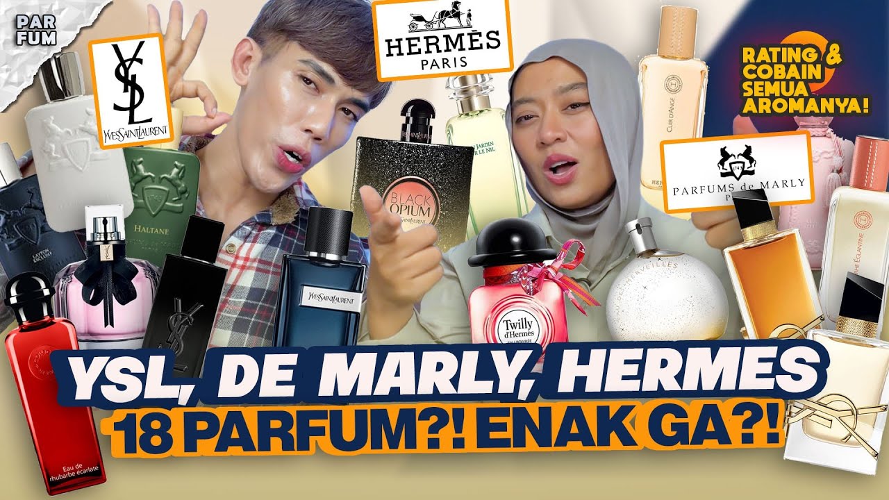 COBAIN 18 AROMA PARFUM SULTAN!!  YSL, DE MARLY, HERMES