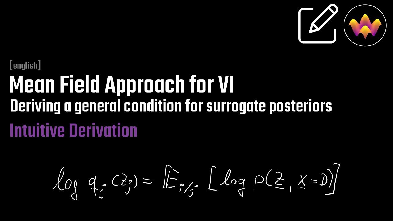Mean Field Approach for Variational Inference | Intuition & General Derivation