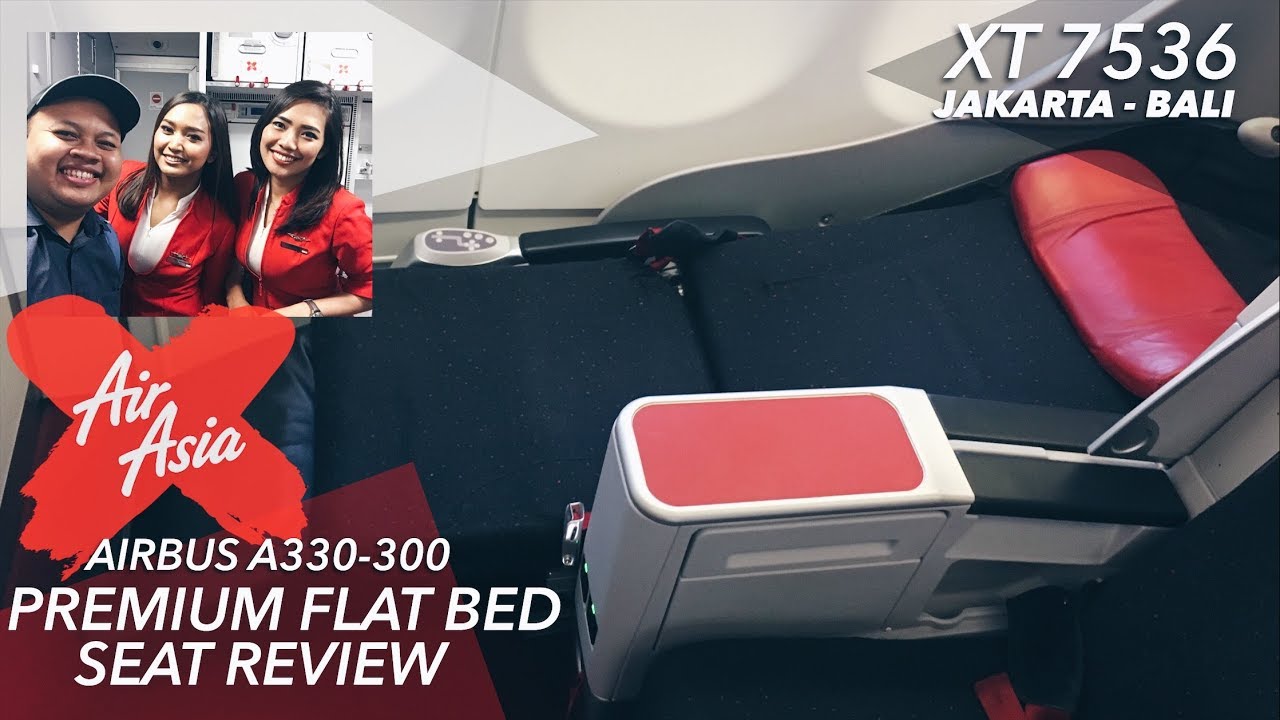 Indonesia AirAsia X Airbus A330 | FLIGHT VLOG XT7536 Jakarta to Bali!