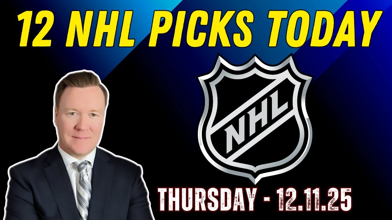 Thursday 12 NHL Betting Picks l 12/11/25 l Vernon&rsquo;s Best NHL Bets, Expert Picks and Predictions