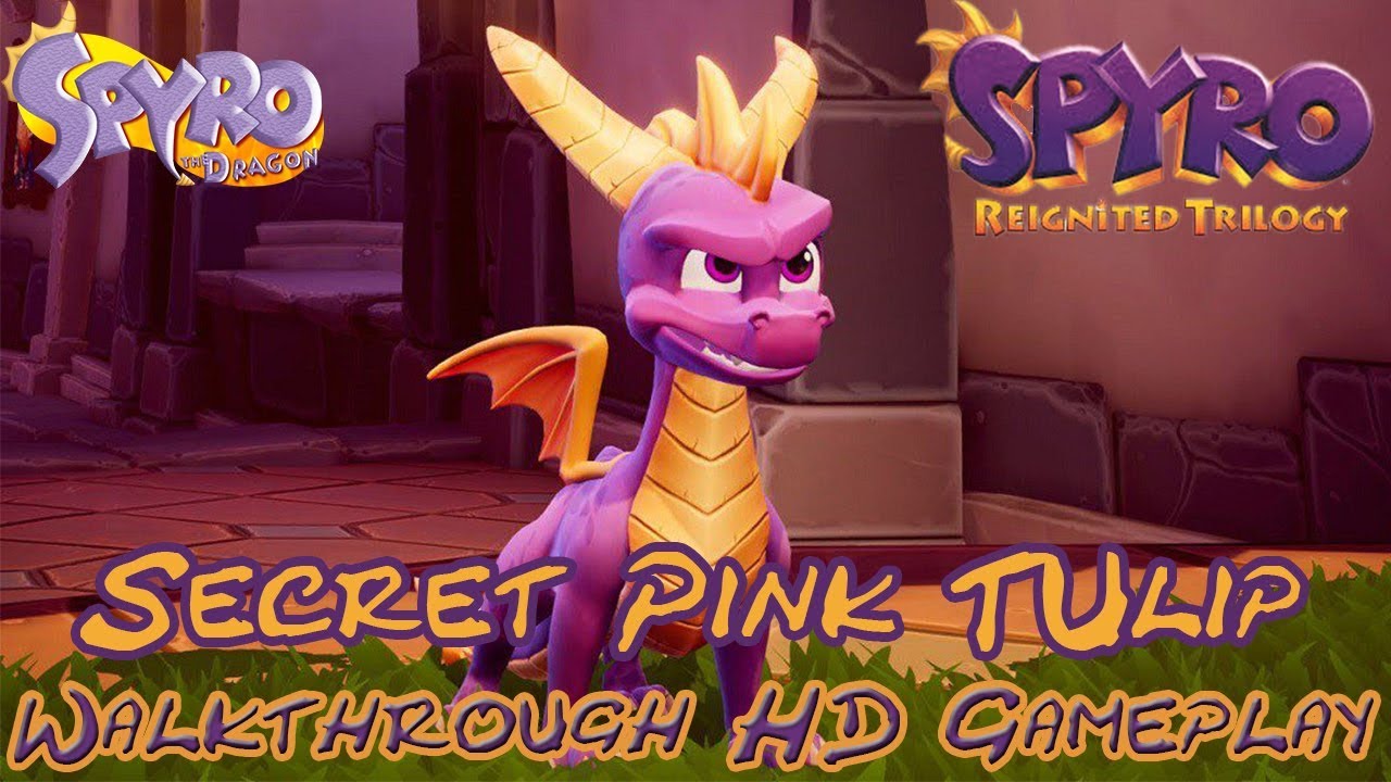 Spyro Reignited Trilogy - Spyro 1 - Secret Pink Tulip Location - Skill Points
