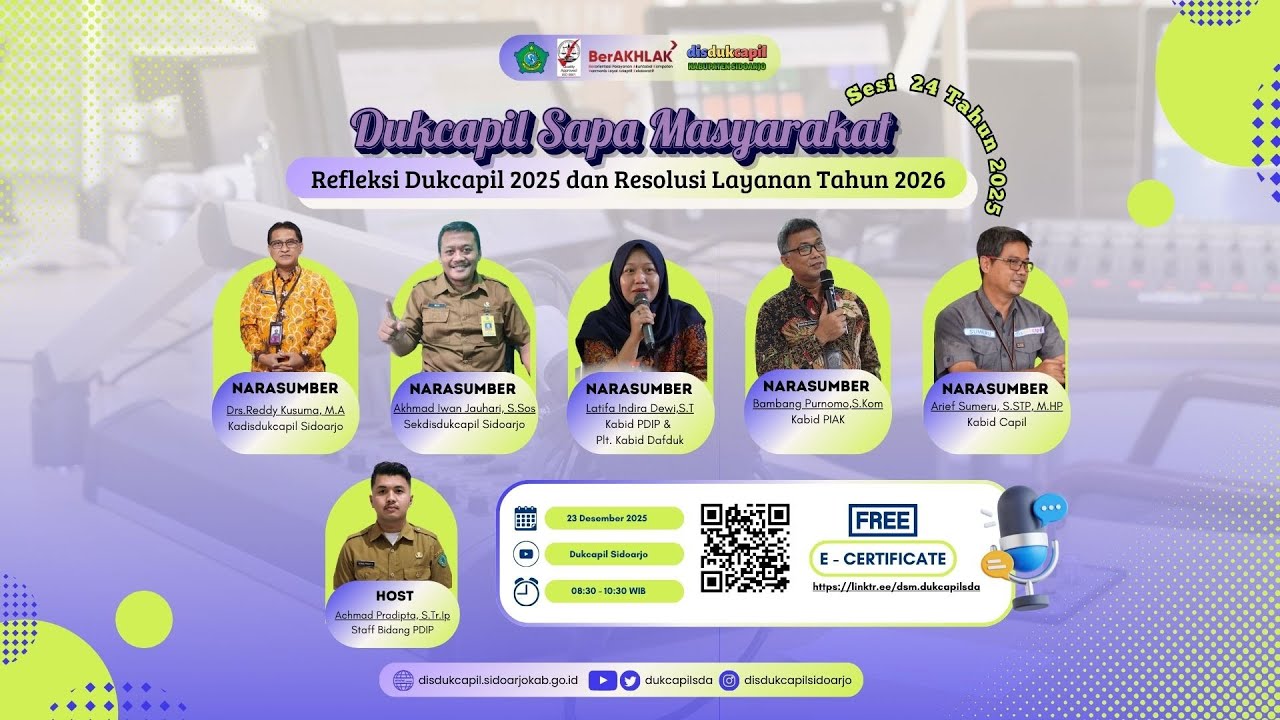 Refleksi Dukcapil 2025 dan Resolusi Layanan Tahun 2026