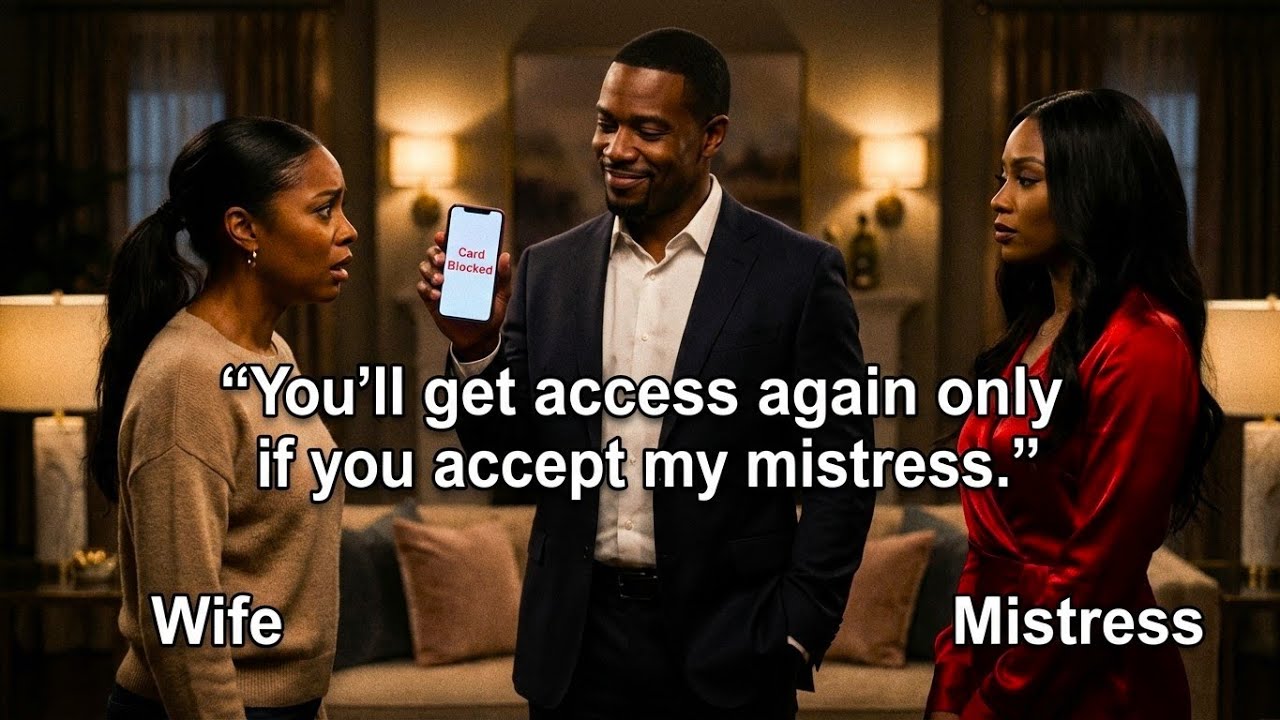He Drained His Wife’s Credit Card to Break Her Will — He Never Expected Her Next Move