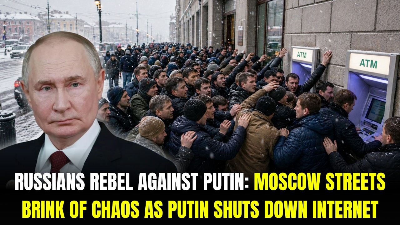 RUSSIAN UNREST ERUPTS AS MOSCOW FACES CHAOS AMID INTERNET BLACKOUT ORDERS