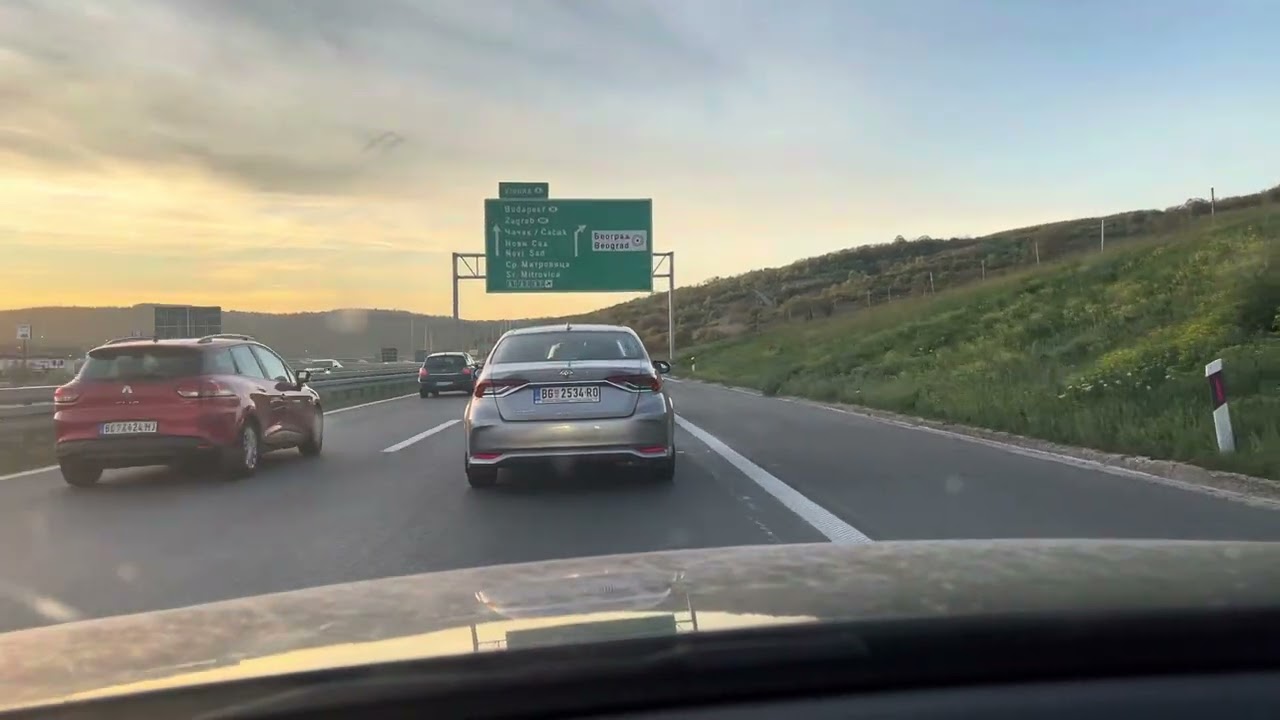 Beograd, voznja, naplatna rampa Vrcin - Autokomanda