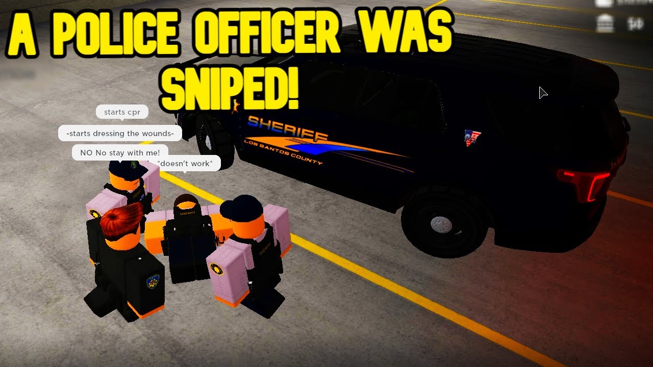 A POLICE OFFICER WAS SNIPED! | Society | Dev Access (Roblox)