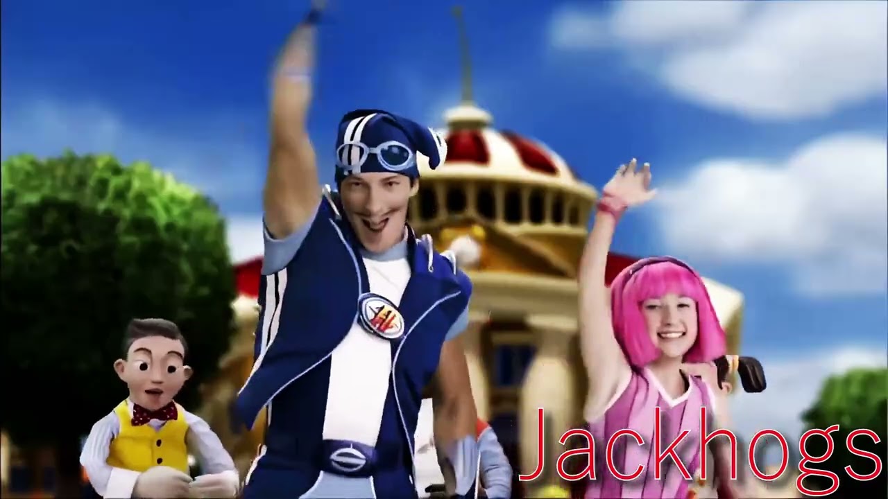 Предварительный просмотр 2: Расширенная версия заглавной песни LazyTown и случайные эффекты.
