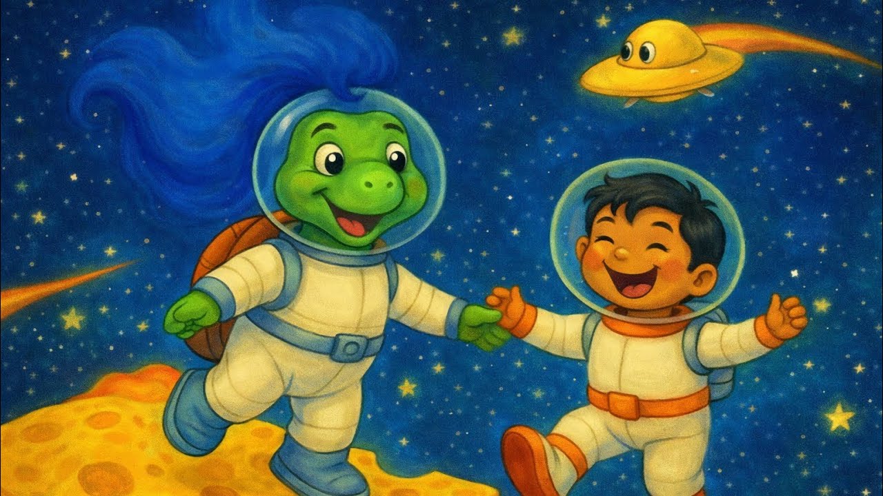 [Children's Story Song] Turtle Turtle with Enchanting Blue Hair | Picture Book on Amazon Kindle!