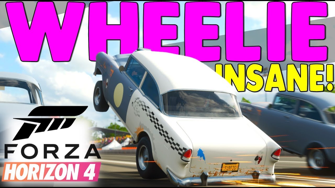 HOW TO WHEELIE IN FORZA HORIZON 4 !! (Insane Wheelies!) FH4 Wheelie Car Tutorial!