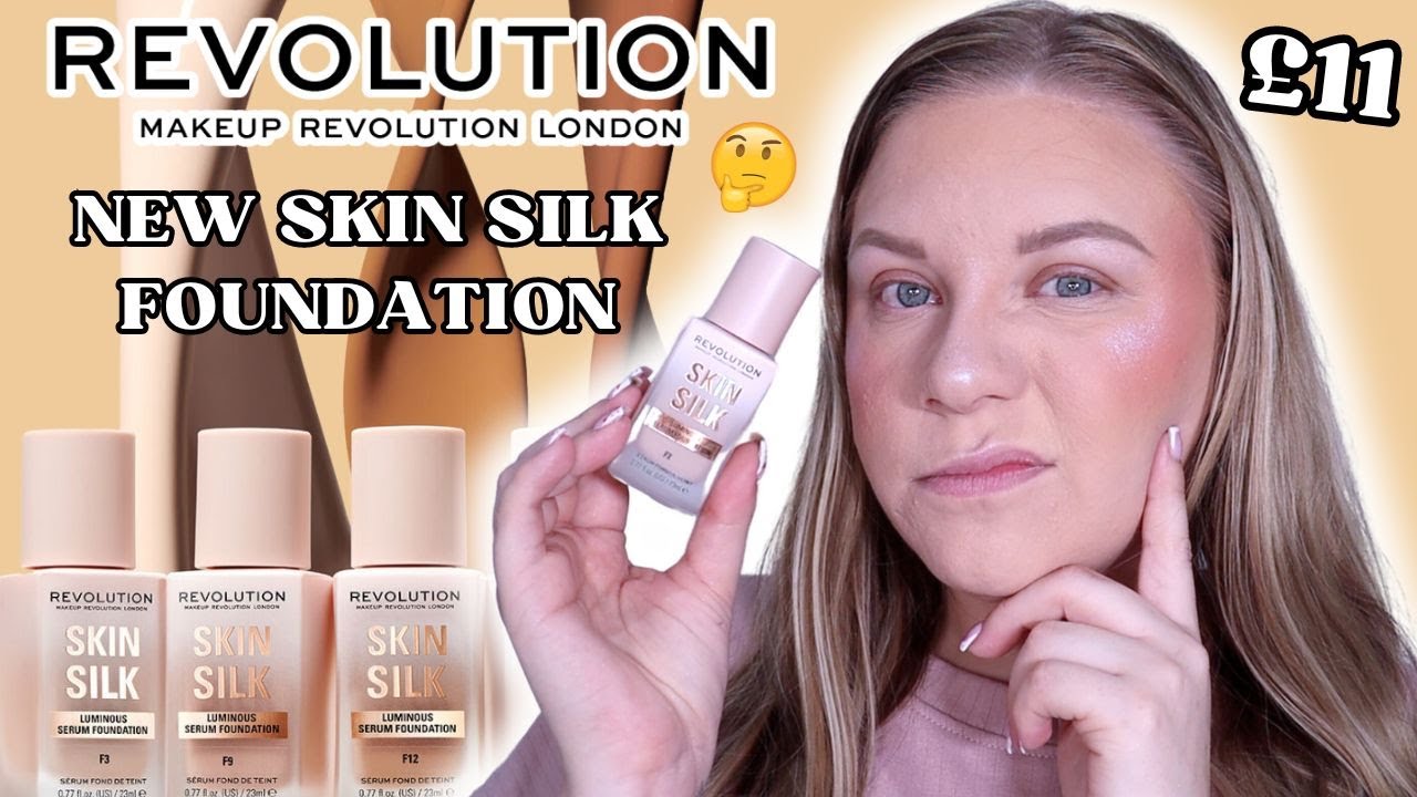 *NEW* REVOLUTION SKIN SILK FOUNDATION FIRST IMPRESSIONS 👀 | makeupwithalixkate