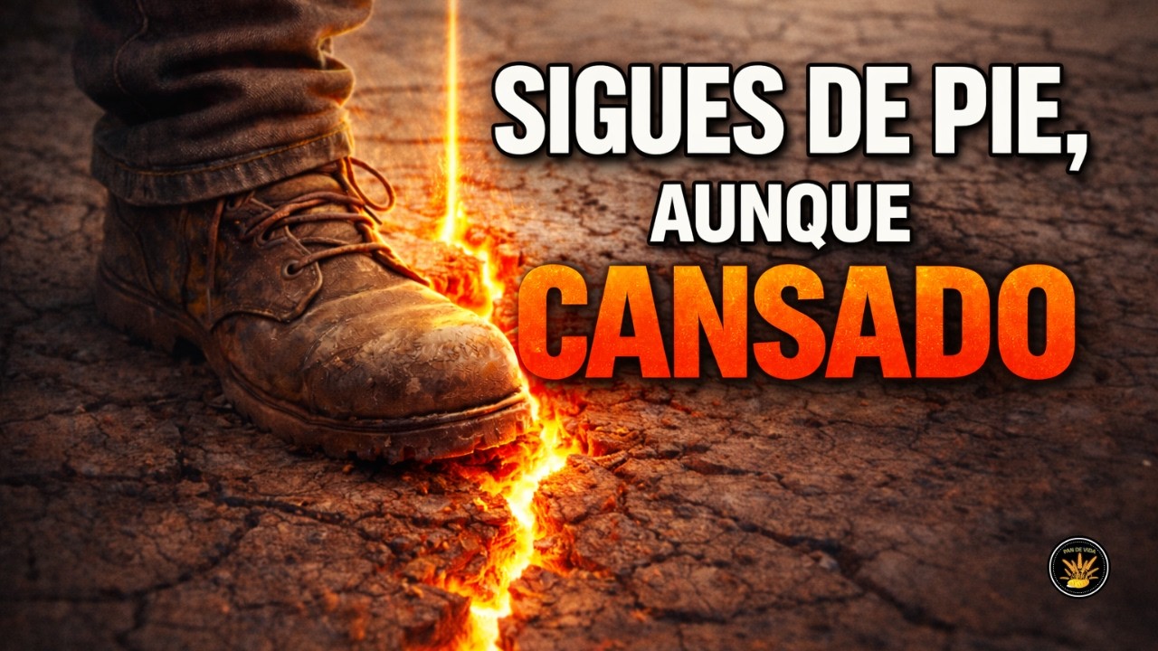 Sigues de pie, aunque cansado - Devocional