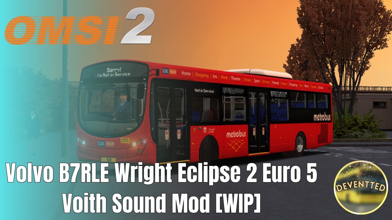 OMSI 2 | Volvo B7RLE Wright Eclipse 2 Euro 5 Voith Sound Mod!