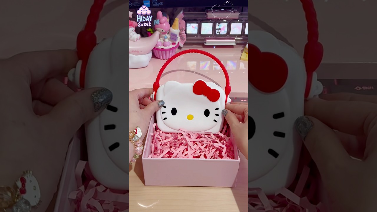 Hello Kitty Cutest Gift! ❤️✨ Can You Handle This? #HelloKitty #Sanrio #Kawaii