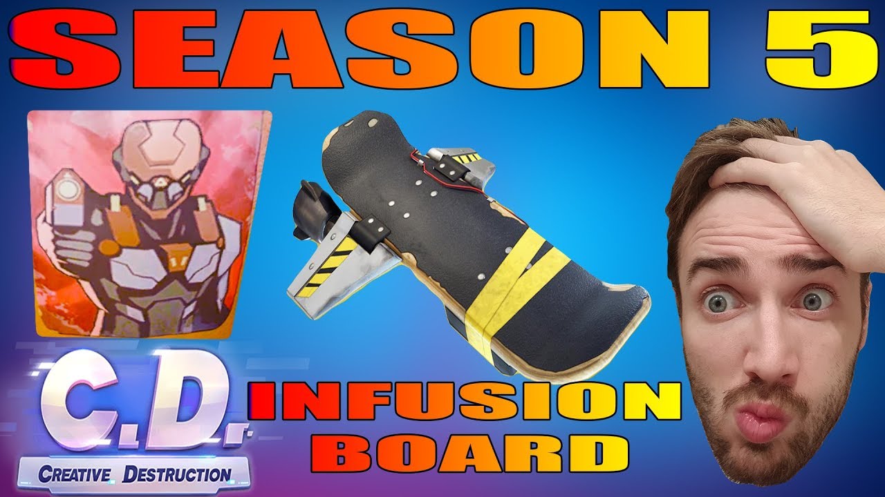 SEASON 5 LEAKED - BUILDING EDIT/FLYINGBOARD/NEW SKINS CREATIVE DESTRUCTION