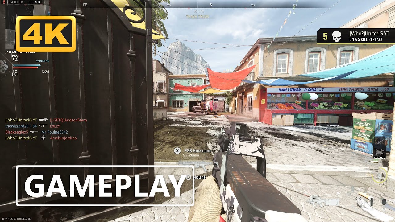 Call of Duty Modern Warfare 2 Multiplayer Gameplay 4K | FN P90