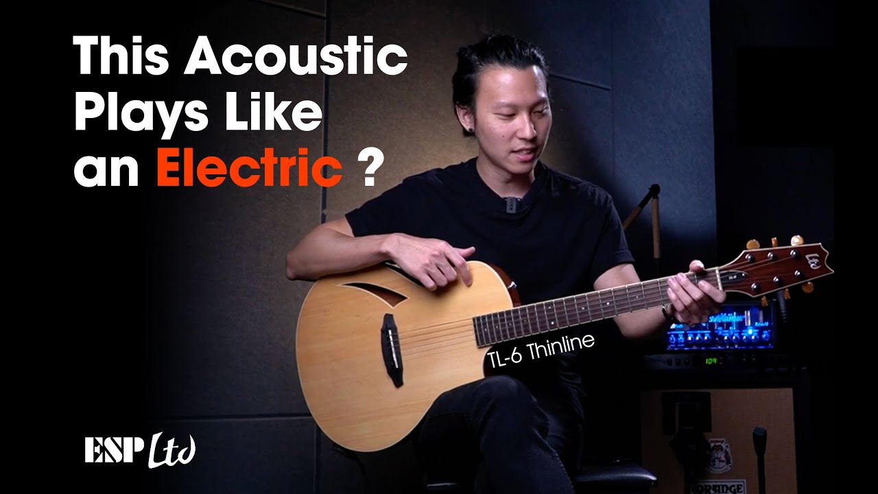 This acoustic guitar feels like an electric guitar | ESP LTD TL-6