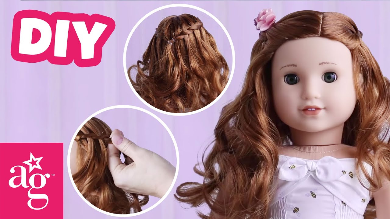 Simple Waterfall Twist with Blaire Wilson | Doll Hairstyles | @AmericanGirl