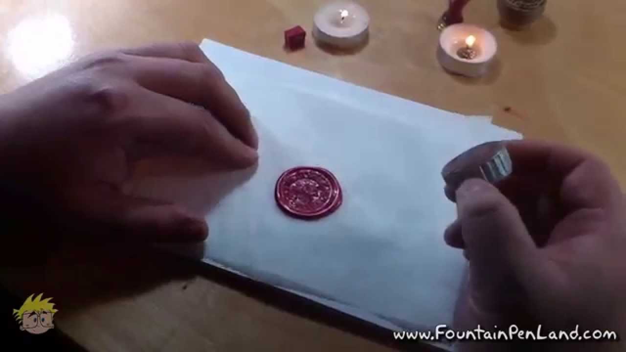 How to use our sealing wax Como sellar con lacre.