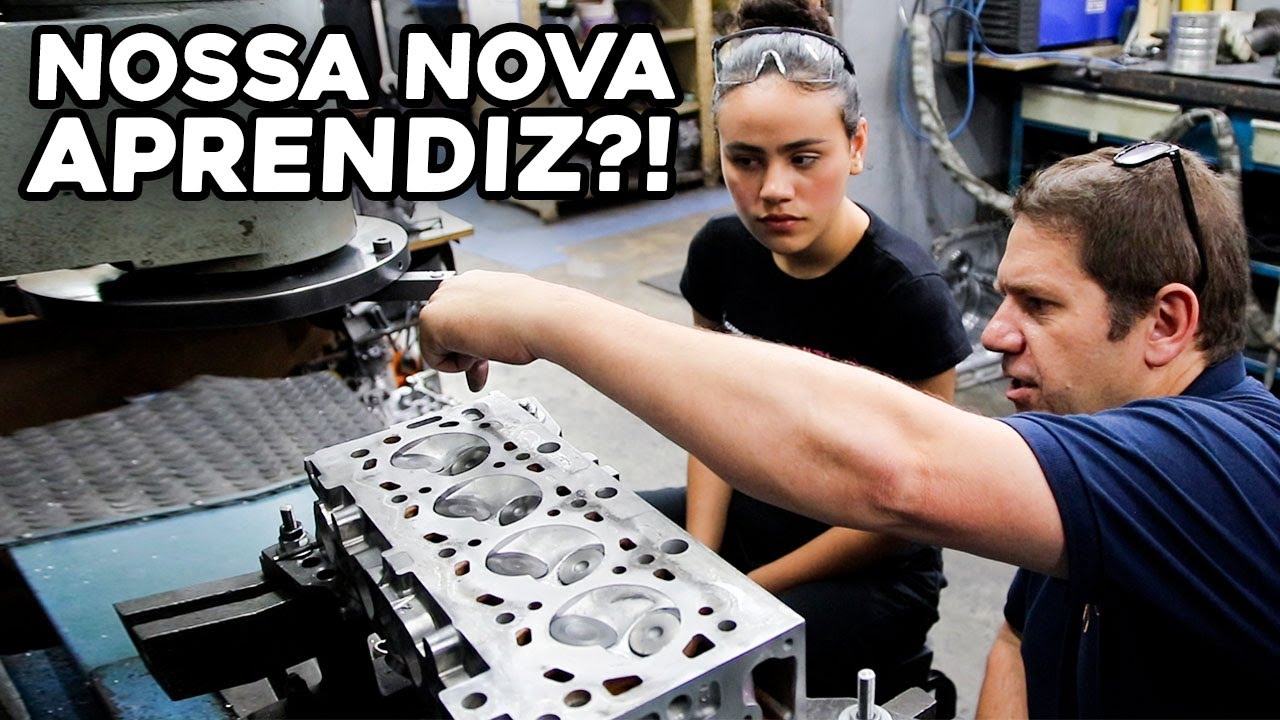 TEREMOS UMA NOVA APRENDIZ AQUI NA RETIFICA?! 🤔