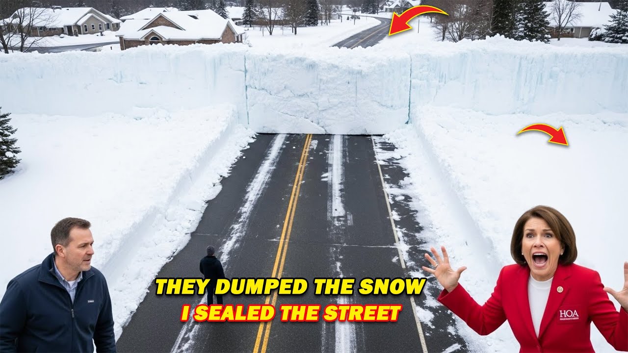 HOA Dumped Their Winter Snow on My Property &mdash; Then Screamed When I Sealed Their Street With It