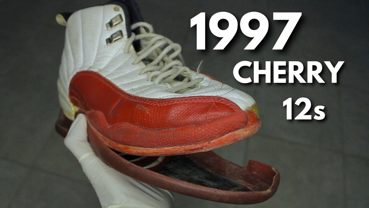 Jordan 12 Cherry Restoration 1997 года! Восстановлено и превращено в настоящее сокровище за 300 д...