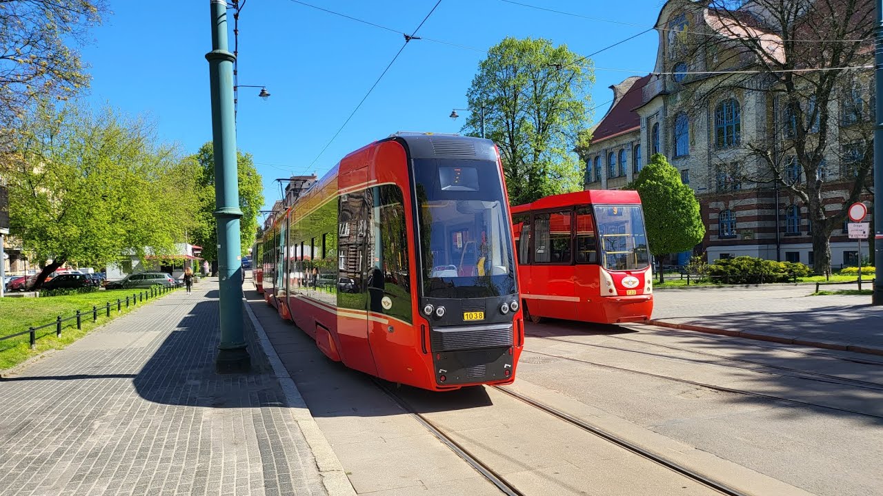 PESA Twist 2017N #1038+#1032 (Tramwaje Śląskie - linia 7)