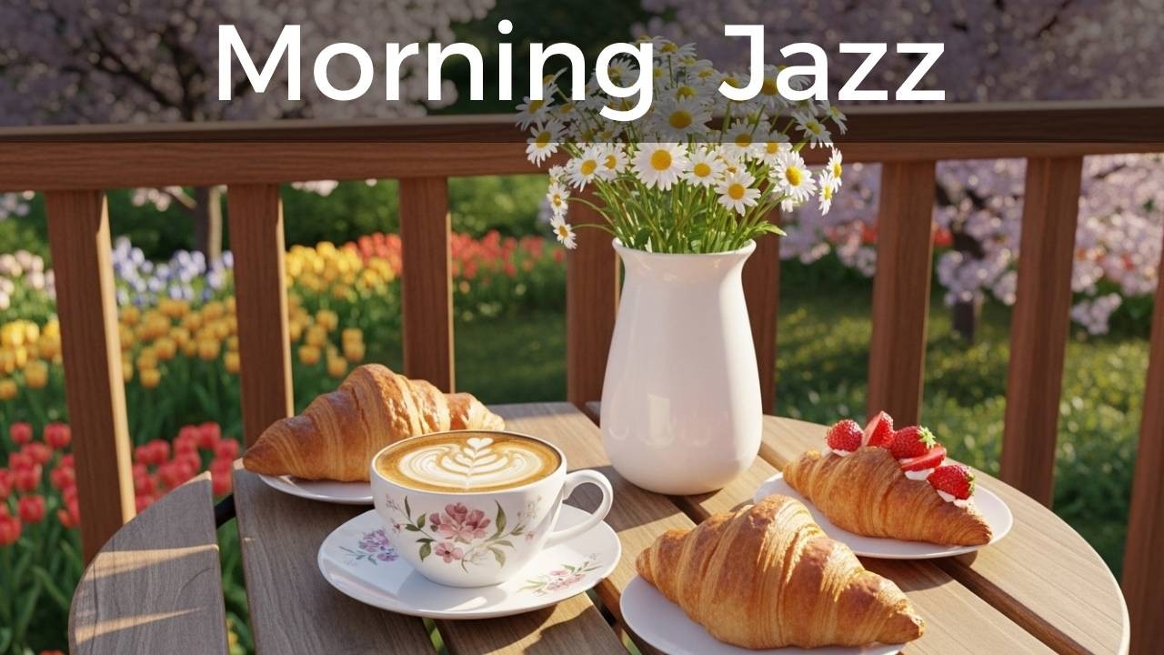 Morning Cafe Jazz ☕ Positive Energy Jazz Piano & Smooth Bossa Nova Instrumental for Relax  Good Mood