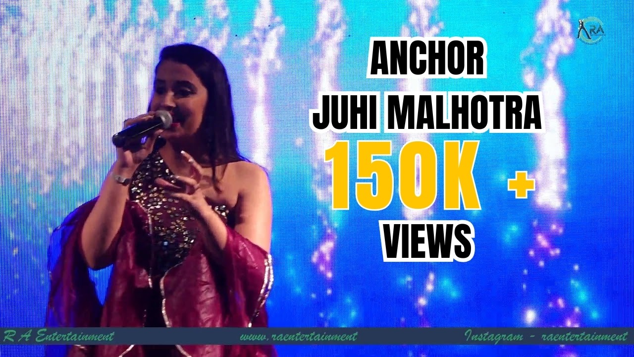 ANCHOR JUHI MALHOTRA AT || CORPORATE EVENT