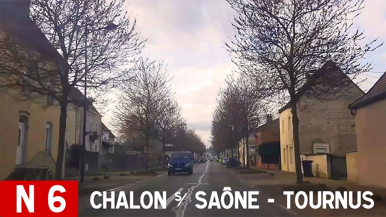 N6 | Chalon-sur-Saône - Tournus [France Timelaps]