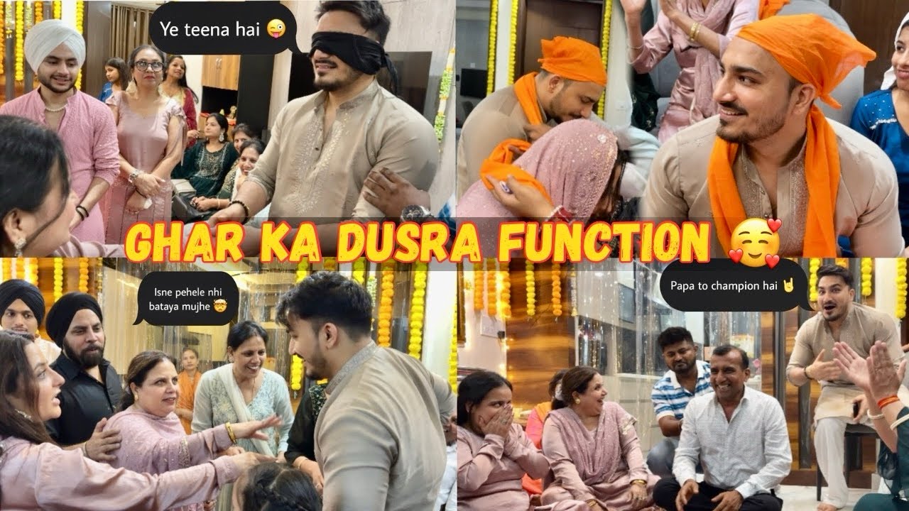 Ghar ka doosra Function🥰 #vlog #rokafied #vihaannjasleen