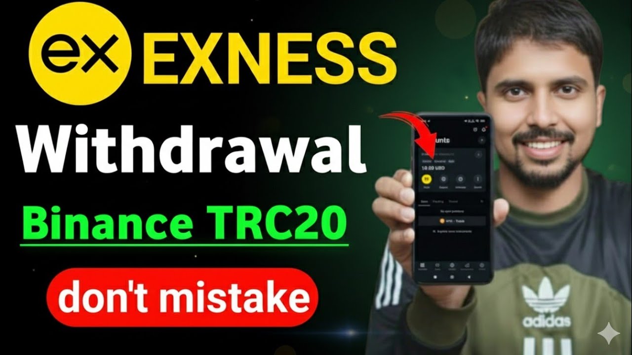 Exness Withdrawal Binance trc20 | how to withdraw money from exness to binance trc20