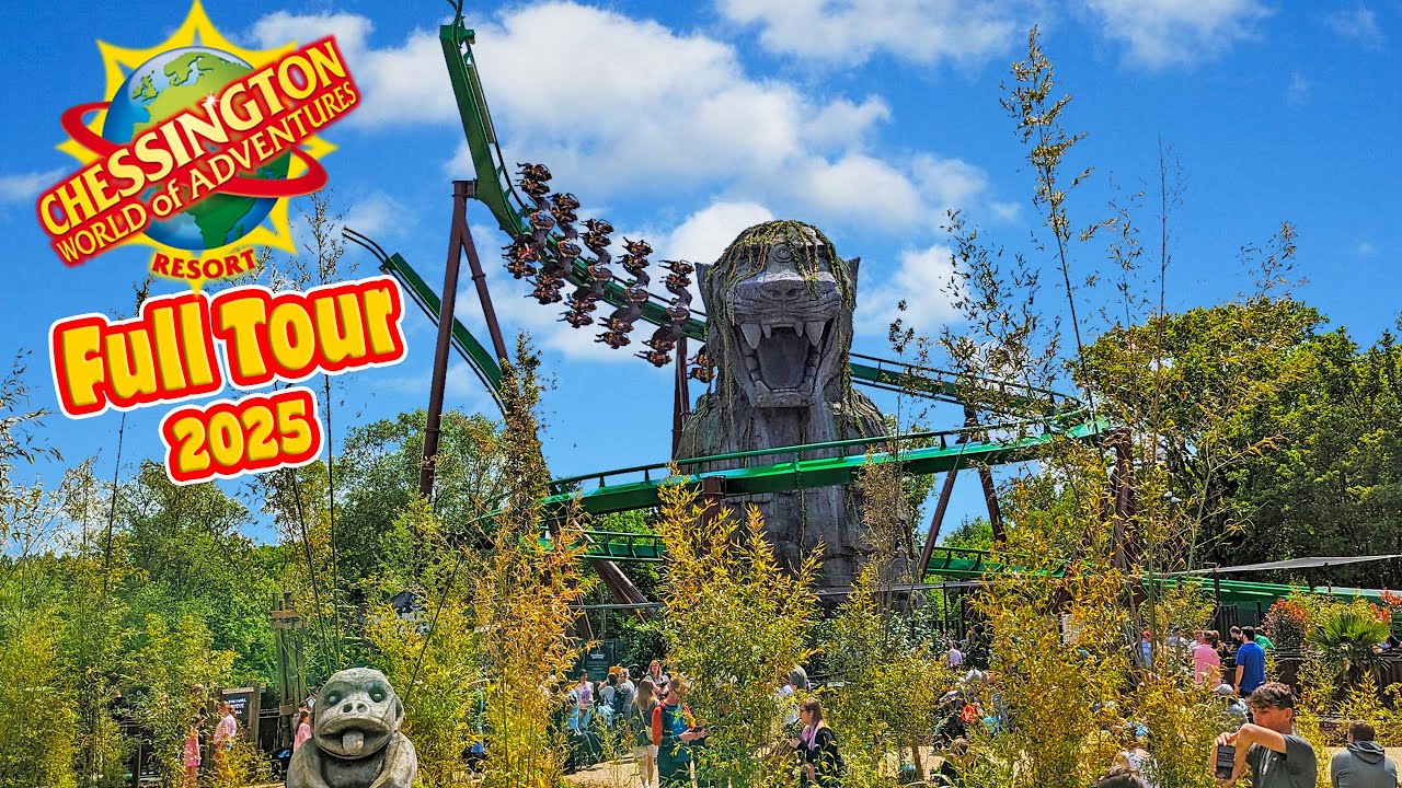 Chessington Full Walkthrough | Every Area, Ride and Attraction (March 2025) [4K]