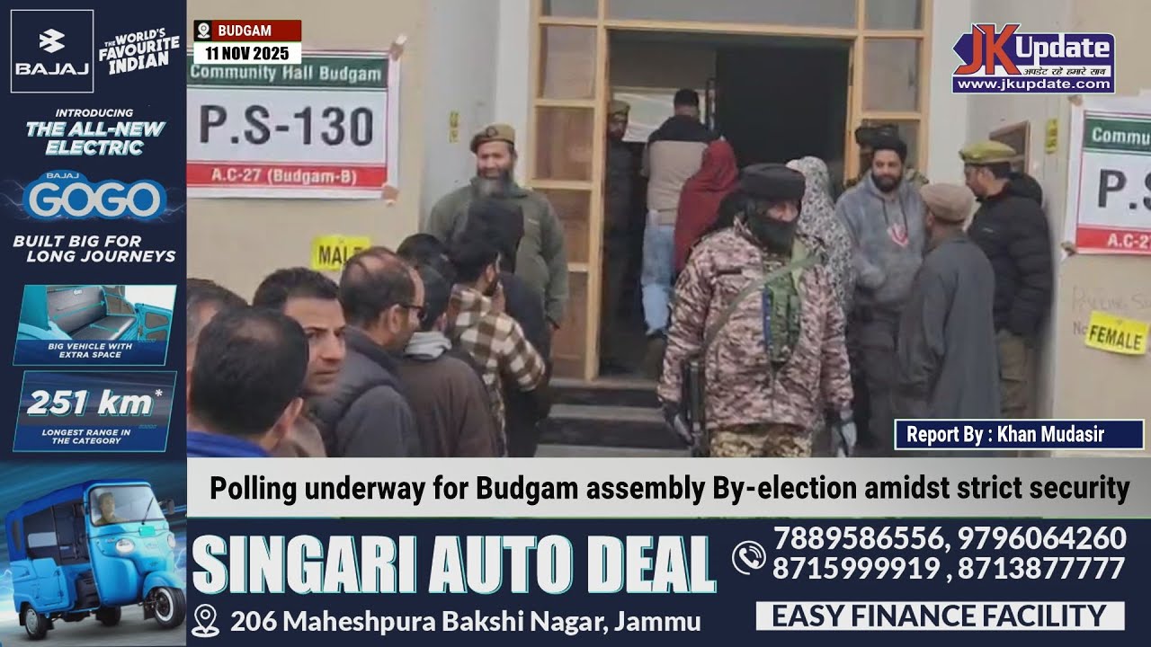Polling underway for Budgam assembly By-election amidst strict security