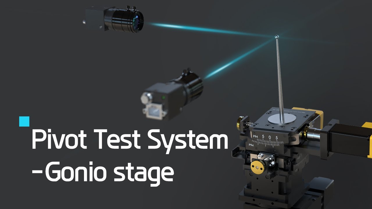Goniometer - Patented Pivot Test System with vision cameras [EdgeCom]