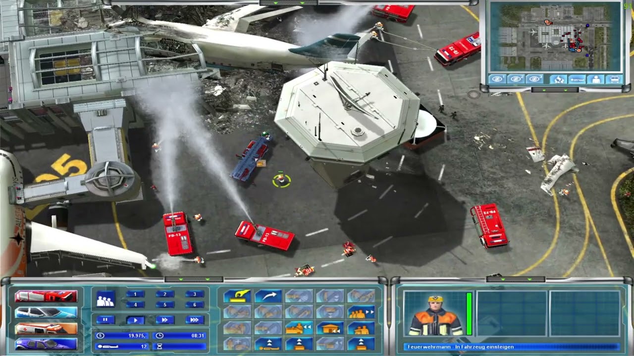 Lets Play Emergency 4 Mission 19 Flugzeugunglück auf Flughafen [Deutsch]