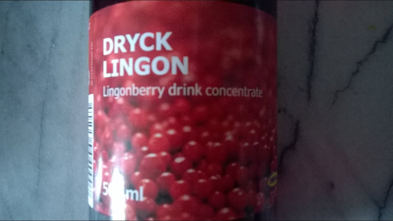 IKEA DRYCK - LINGON Lingonberry HOW DOES IT TASTE?